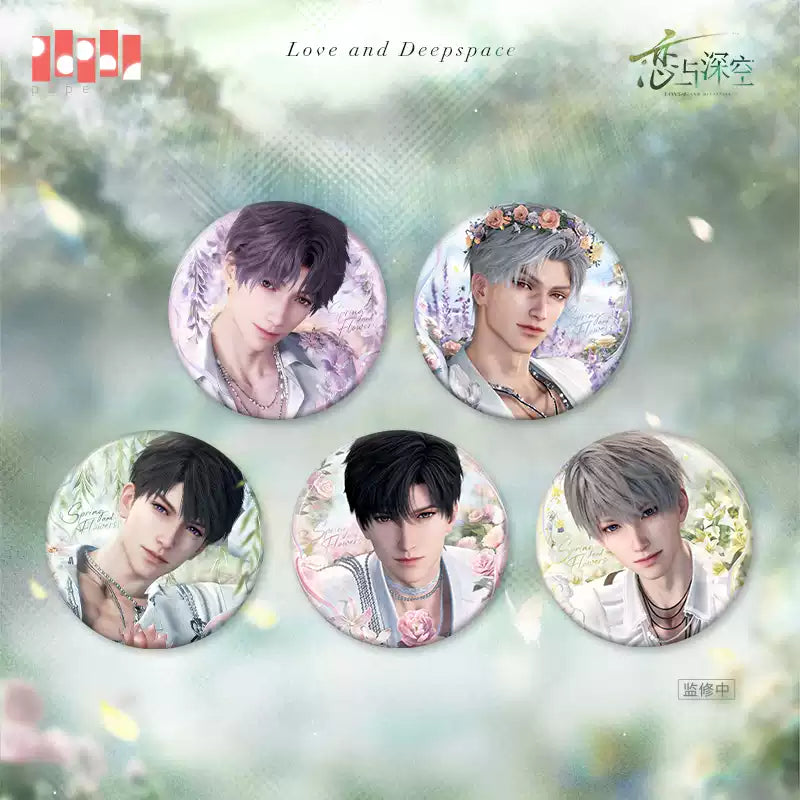 Tin Badge, Things Spring Does To Flowers Series