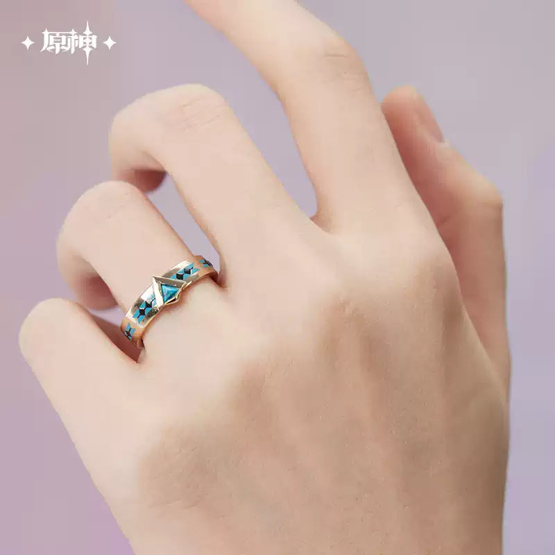 Citlali Themed Impression Series Turquoise Ring