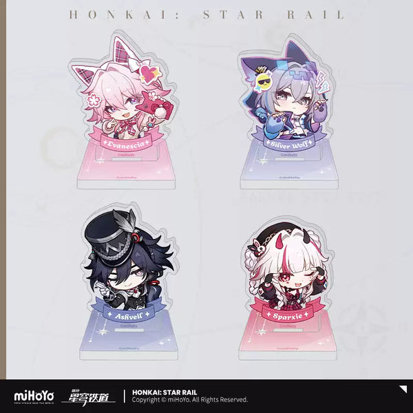 Honkai: Star Rail The Medal of the Nameless Series Acrylic Stamp Display