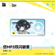Arknights: Endfield MP3-Style Double Flash Badge – Female Endministrator
