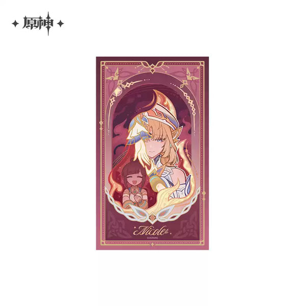 Genshin Impact Angel's Duty Series‑Faux‑Prism Collectible Card Set