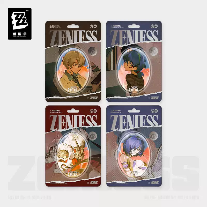 Zenless Zone Zero Concerto Frequency Series Champions Never Fall to the Past (Phase II）Tinplate Badge&Holographic Ticket&Collectible Poster