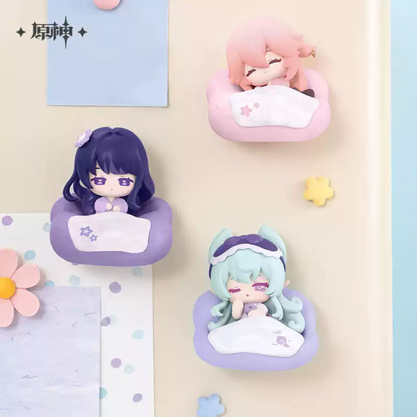 Genshin Impact Cloud Pillow Reverie Series Chibi Fridge Magnet Blind Box
