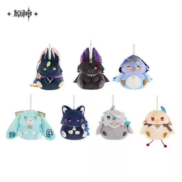 Genshin Impact Original Pet Rice‑Ball Reunion Series‑Plush Charm