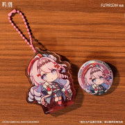 Wuthering Waves Sound‑Tide Letter Series Chibi Stand & Badge Set