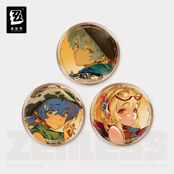 Zenless Zone Zero Concerto Frequency Series Champions Never Fall to the Past (Phase I）Tinplate Badge&Holographic Ticket&Collectible Poster
