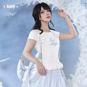 Genshin Impact Columbina Impression Series Slim‑Fit Short‑Sleeve T‑Shirt