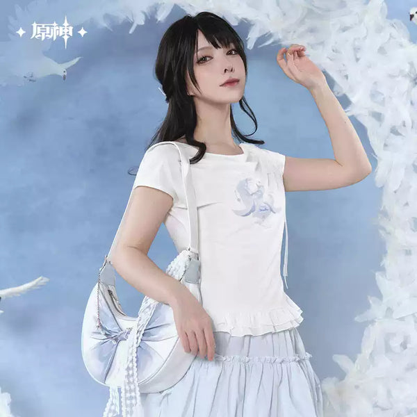 Genshin Impact Columbina Impression Series Slim‑Fit Short‑Sleeve T‑Shirt