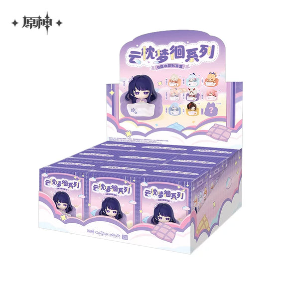 Genshin Impact Cloud Pillow Reverie Series Chibi Fridge Magnet Blind Box – Whole Set
