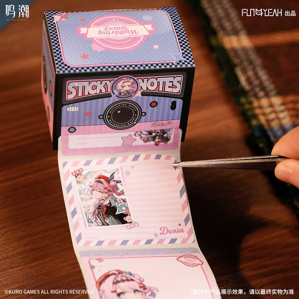 Wuthering Waves Sound‑Tide Letter Series Pull‑Out Memo Pad