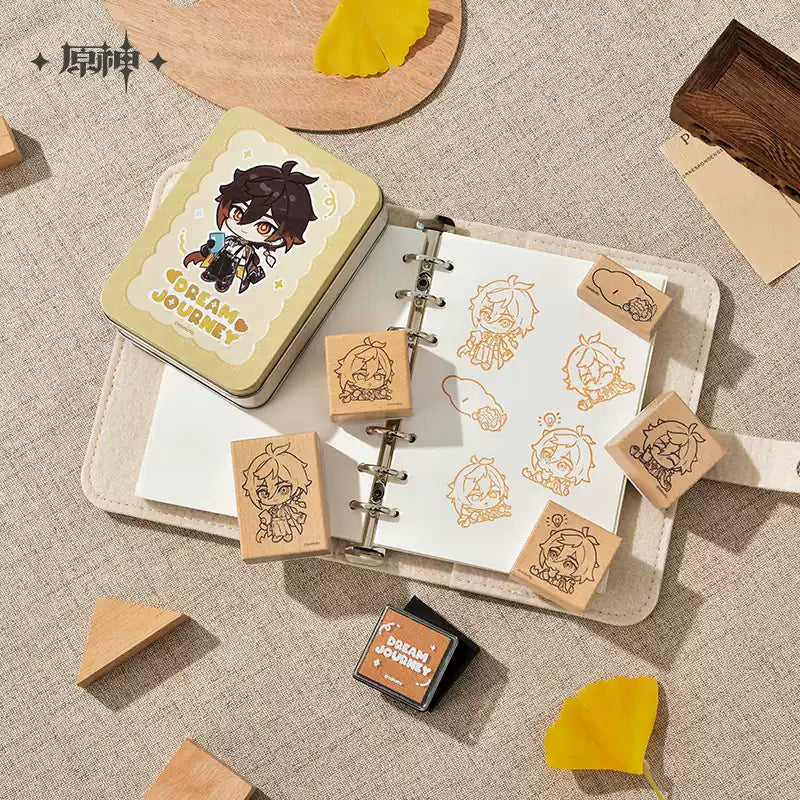 Starry Dream Journey Series Zhongli Character Pin Badge
