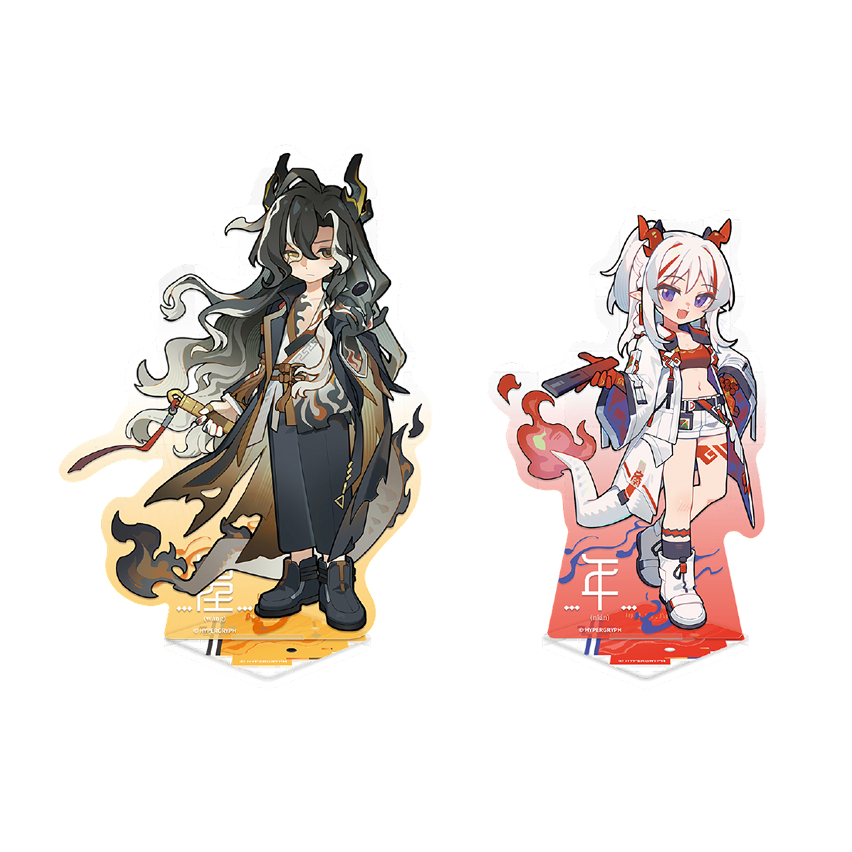 Chibi Acrylic Standee‑Wang's "Strange Game of Go"