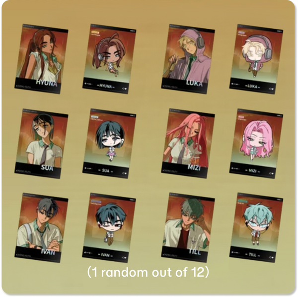 `Zombie Stage : Fading Youth Series Instax‑Style Photocard Full Box (12 Styles Total)`