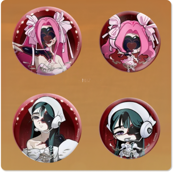 `Zombie Stage : Fading Youth Series Badge Set`