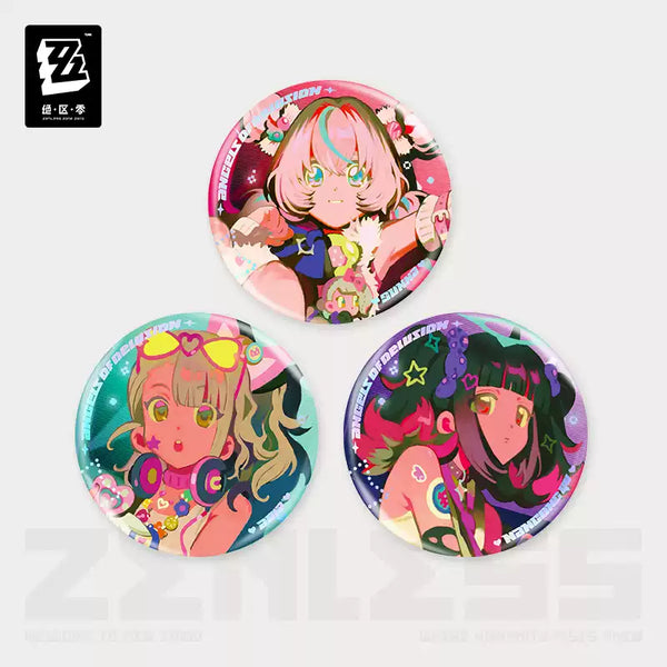 Zenless Zone Zero Concerto Frequency Series Encore For An Old Dream Tinplate Badge