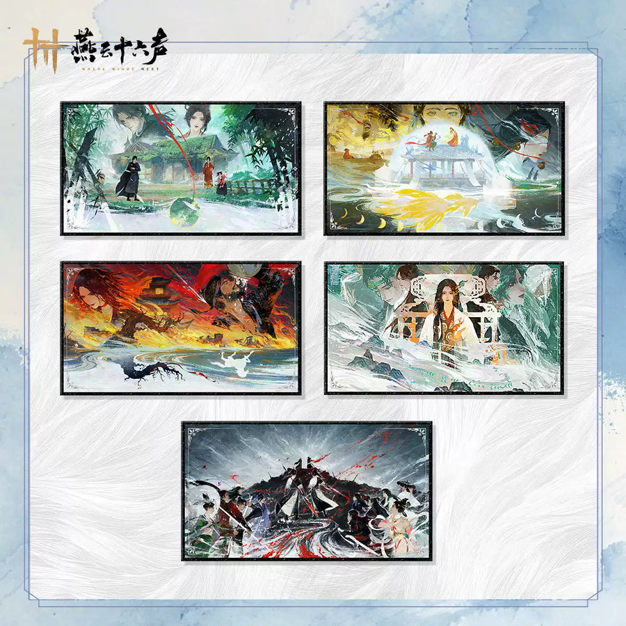 Premium Where Winds Meet Years Glow Series PET Art Paper Collectible Game Art Print