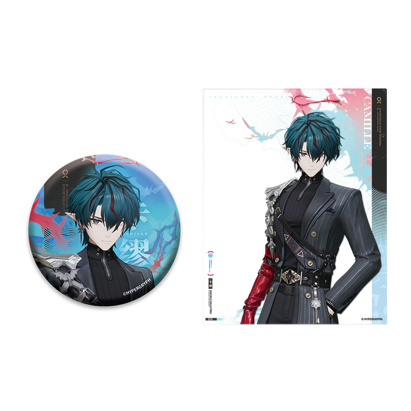 Arknights: Endfield Badge & Transparent Card Set – Camille