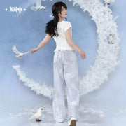 Genshin Impact Columbina Impression Series Printed Casual Pants
