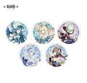 Genshin Impact Snezhnaya Themed Series Character Badge