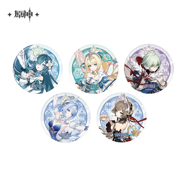 Genshin Impact Snezhnaya Themed Series Character Badge