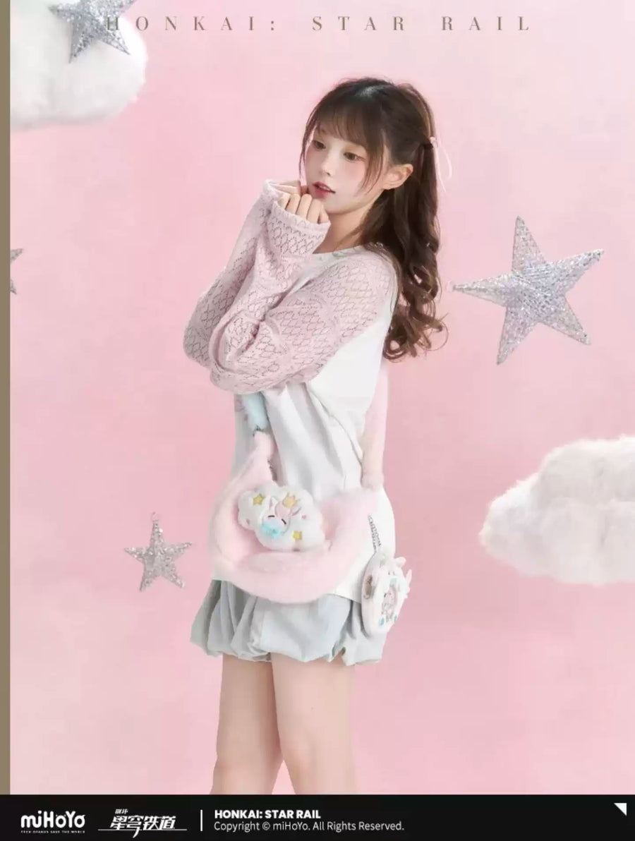 Hyacine-themed Impression Series Plush Shoulder Bag