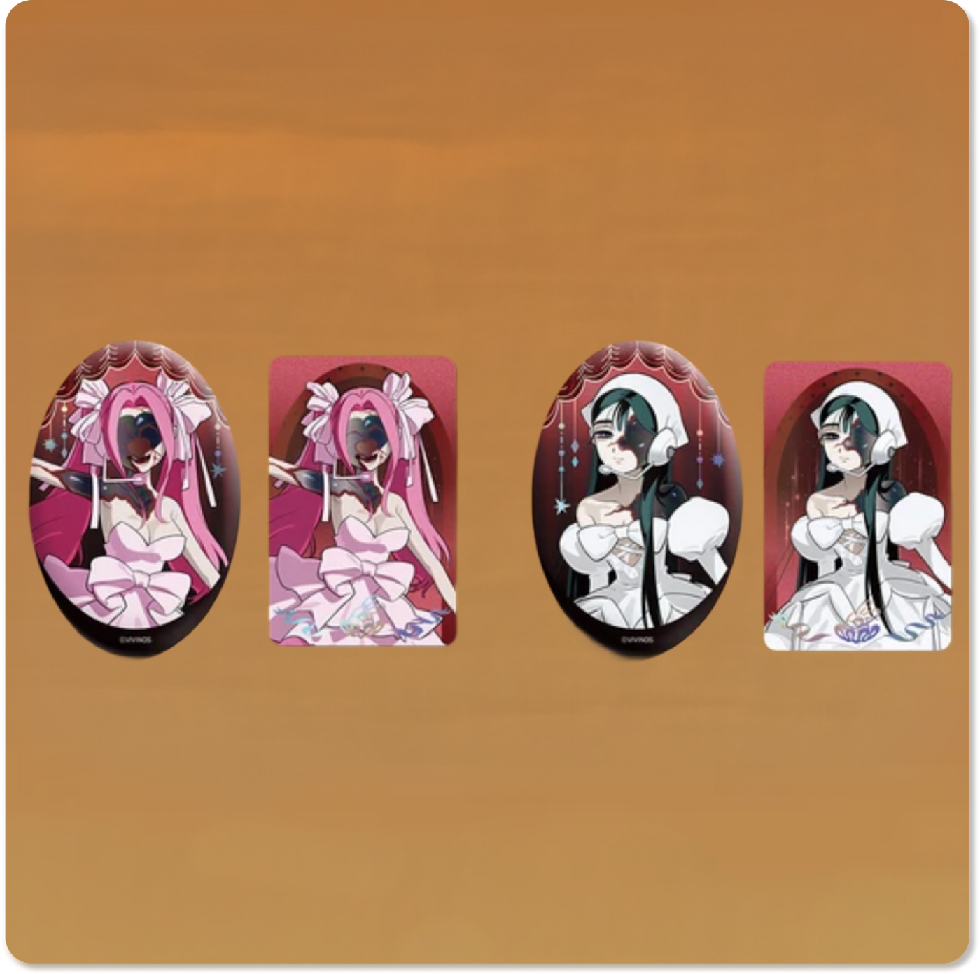 `ALIEN STAGE Zombie Stage : Fading Youth Series Badge & Card Set`