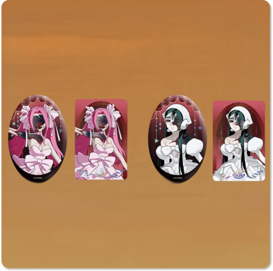 `ALIEN STAGE Zombie Stage : Fading Youth Series Badge & Card Set`