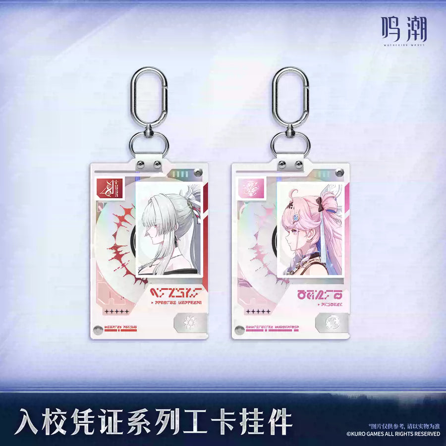Wuthering Waves Entry Permit Series ID Card Keychain-Hiyuki