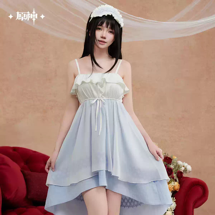 Genshin Impact Columbina Evening Tea Talks Nightgown Set (Including Eye Mask)