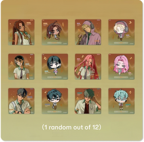 Zombie Stage : Fading Youth Series Acrylic Coaster Full Box (12 Styles Total)