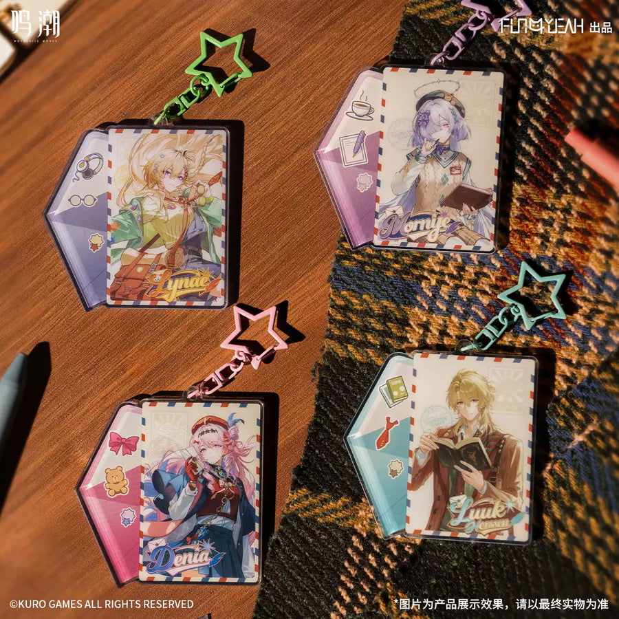 Sound‑Tide Letter Series Acrylic Charm