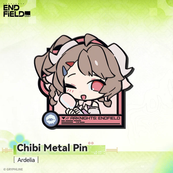 Arknights: Endfield Q Metal Badge - Spring Dawn Pavilion – Ardelia