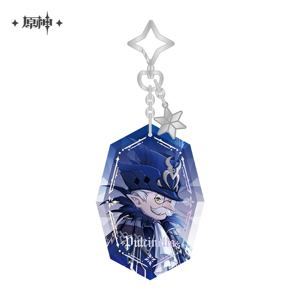 Pulcinella Acrylic Charm