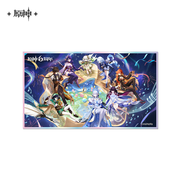 Genshin Impact Anniversary Celebration Series Acrylic Bordered - 6th Anniversary – Anniversary Celebration Series Acrylic Bordered - 6th Anniversary