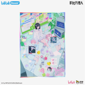 Link Click Animation Dream Out! Series A Web of Lies KV Collectible Shikishi