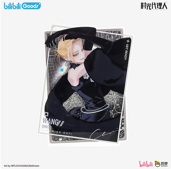 bilibiliGoods Link Click Animation Dream Out! Series Theme Song Acrylic Quicksand Display - Wang Qing