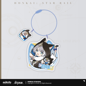 Little One and Cat Series Acrylic Keychain