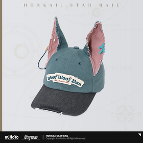 Fluffy Across the Blue Series Woof Heng Baseball Cap