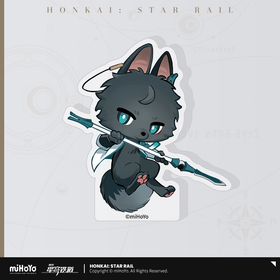 Fluffy Across the Blue Series Mini Acrylic Stand