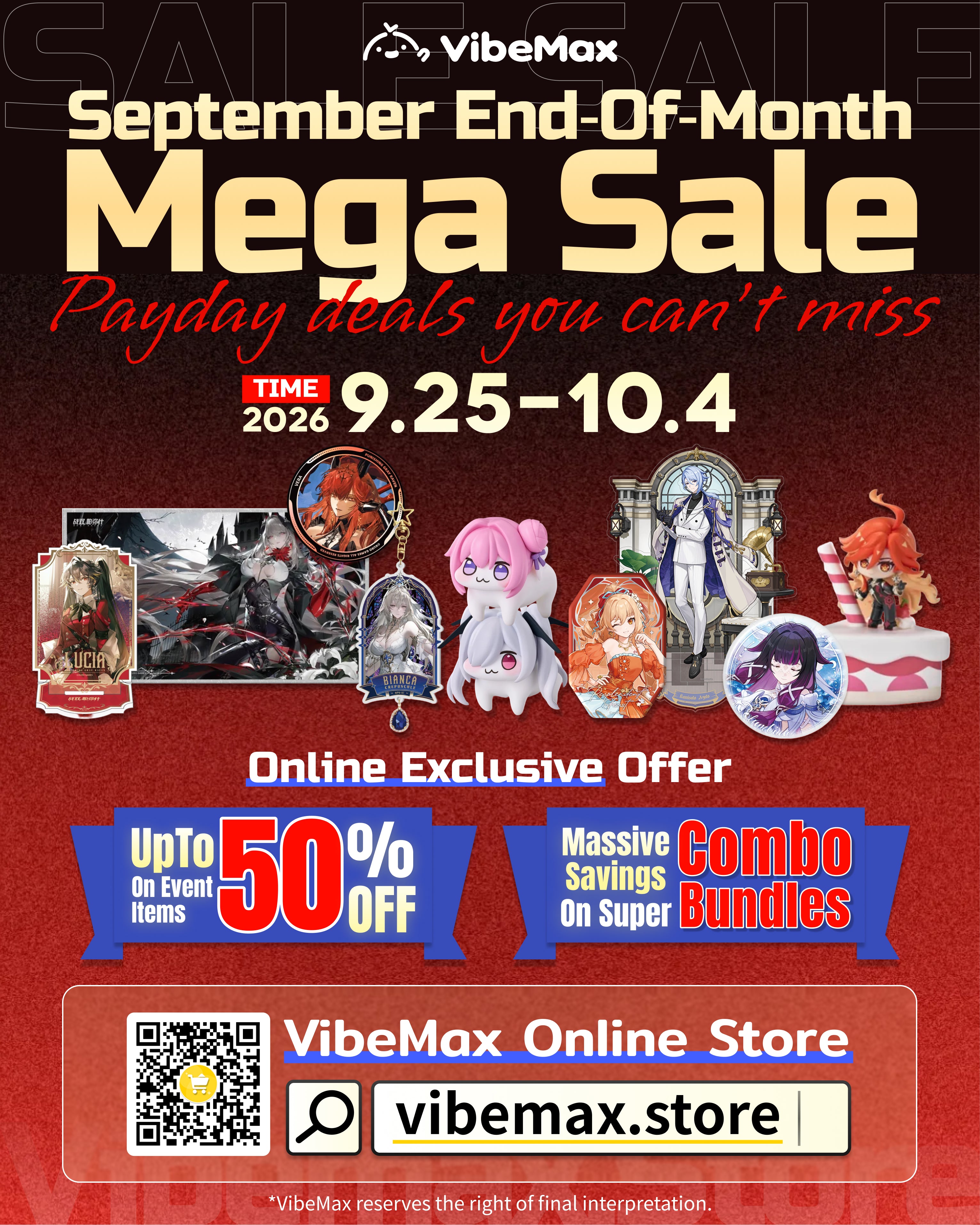 September End-Of-Month Mega Sale | VibeMax