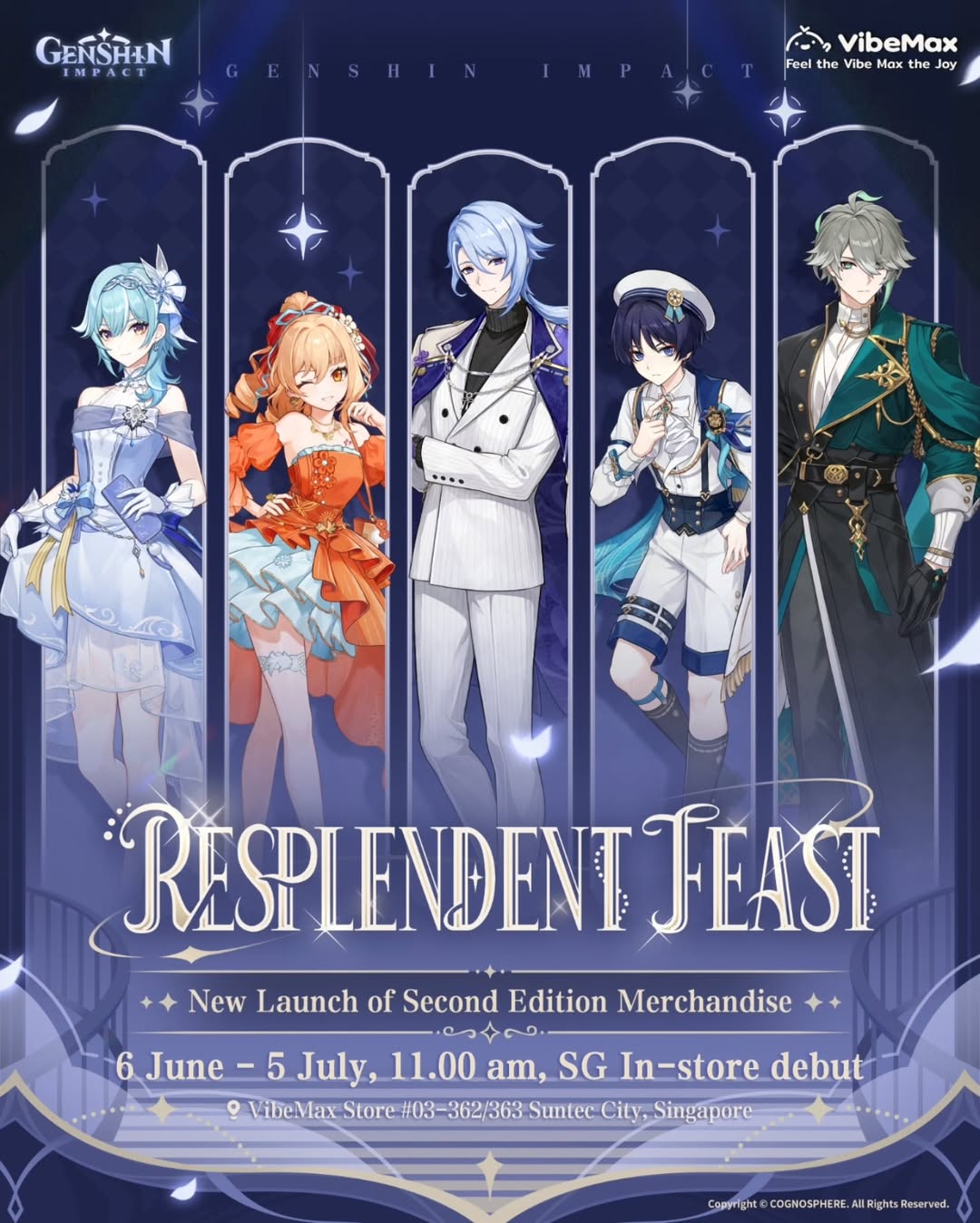 Genshin Impact Resplendent Feast Merch POP-UP