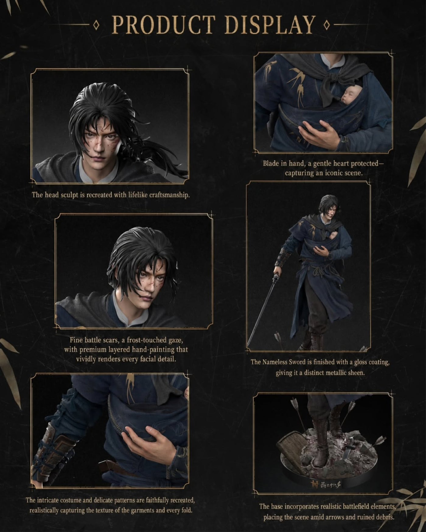 Where Winds Meet Jiang Wulang Statue - Premium Collectible