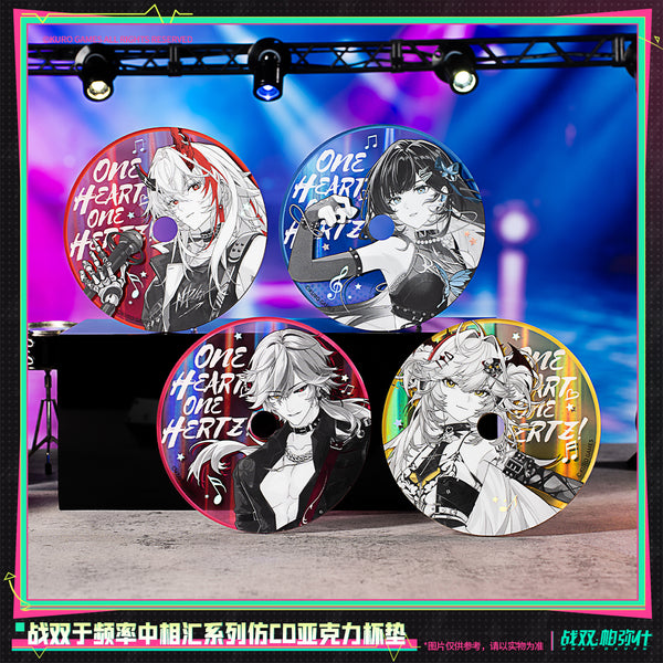 Punishing: Gray Raven Punishing: Gray Raven One Heart, One Hertz Series CD-StylAcrylic Coaster