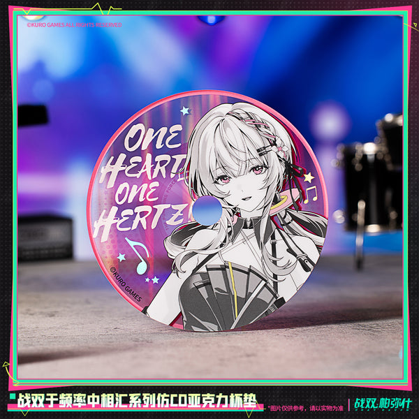 Punishing: Gray Raven Punishing: Gray Raven One Heart, One Hertz Series CD-StylAcrylic Coaster