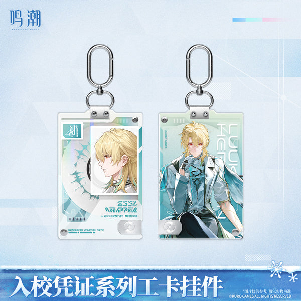 Wuthering Waves Entry Permit Series ID Card Keychain