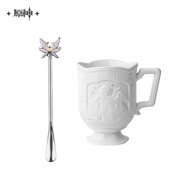 Genshin Impact "Welkin Moon's Homecoming" Columbina Impression Porcelain Cup Set