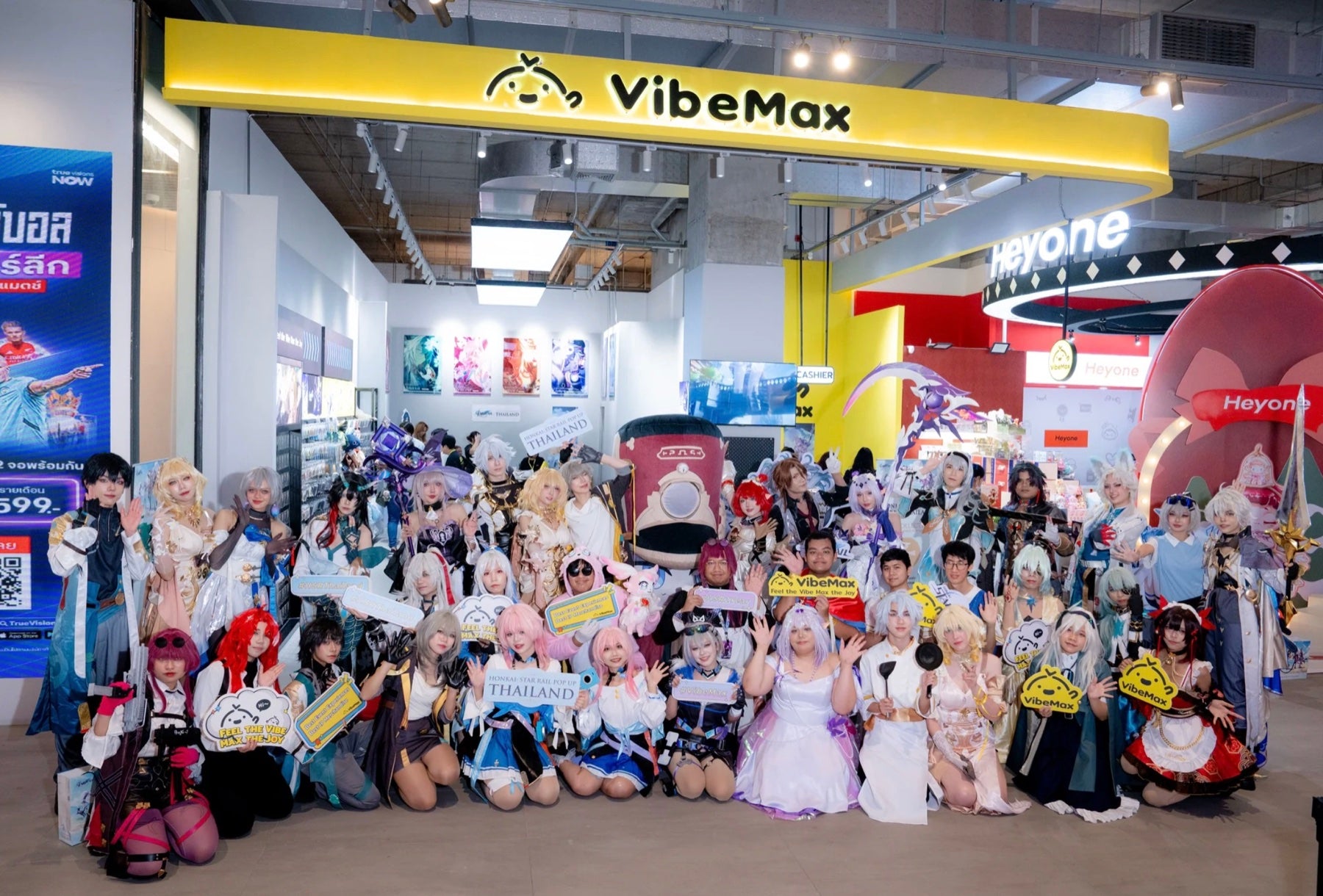 VibeMax Thailand fan community event at a VibeMax store